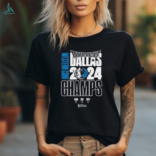 Dallas Mavericks 2024 Western Conference Champions 3x Shirt