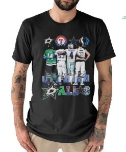 Dallas Mavericks Doncic Dallas Stars Benn Texas Rangers Dallas Cowboy Prescott Signatures shirt