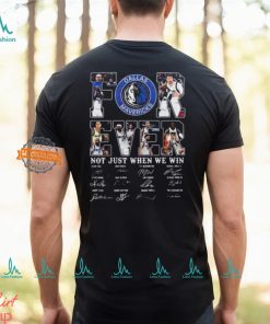 Dallas Mavericks Forever Not Just When We Win 2024 Signatures Shirt