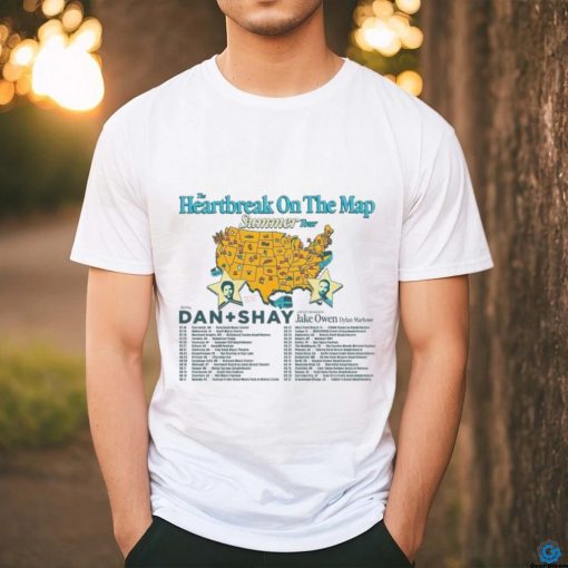 Dan And Shay Tour Heartbreak On The Map 2024 Shirts