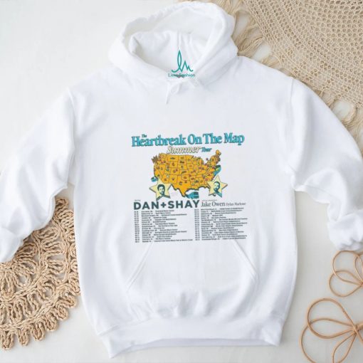 Dan And Shay Tour Heartbreak On The Map 2024 Shirts