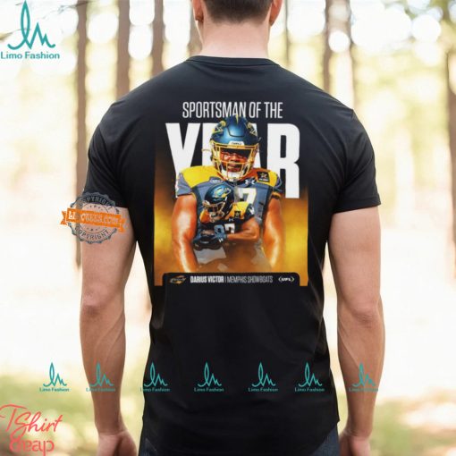 Darius Victor Memphis Showboats Being Named The 2024 Sportsman Of The Year Shirt