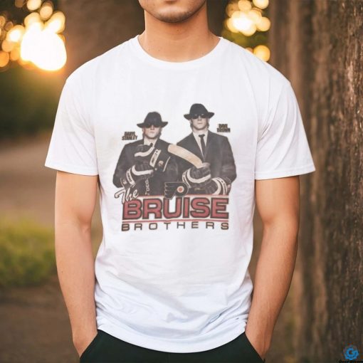 Daryl Stanley and Dave Brrown Philadelphia Flyers the Bruise brothers shirt