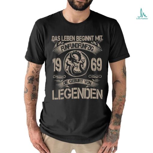 Das leben begint mit 1969 die geburt von legenden shirt