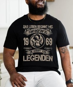 Das leben begint mit 1969 die geburt von legenden shirt