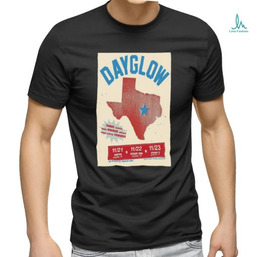 Dayglow November 21 13 2024 Austin, Texas Poster shirt