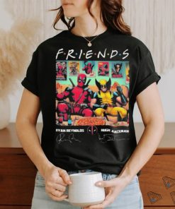 Deadpool Best Friend Of Wolverine Hugh Jackman Ryan Reynolds Signatures shirt