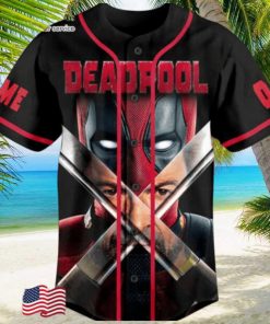 Deadpool Wolverine Let’s Fucking Go Personalized Baseball Jersey