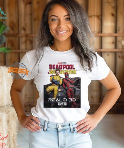 Deadpool and Wolverine Reald 3D New Poster Only In Theaters On July 26 Vintage T Shirt