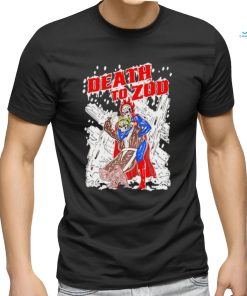 Death to Zod skeleton in snow shirt