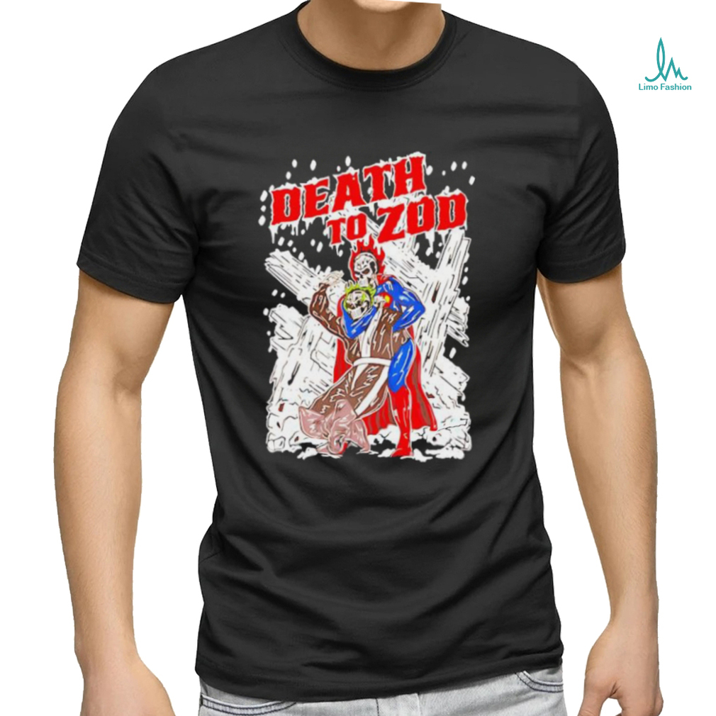 Death to Zod skeleton in snow shirt Death to Zod skeleton in snow shirt