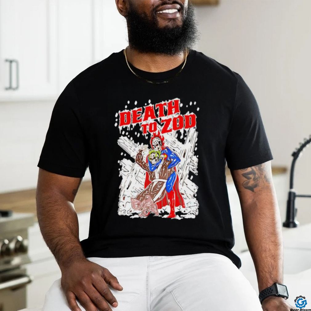 Death to Zod skeleton in snow shirt Death to Zod skeleton in snow shirt