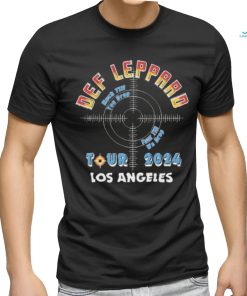 Def Leppard Los Angeles CA 2024 Tour Band Shirt