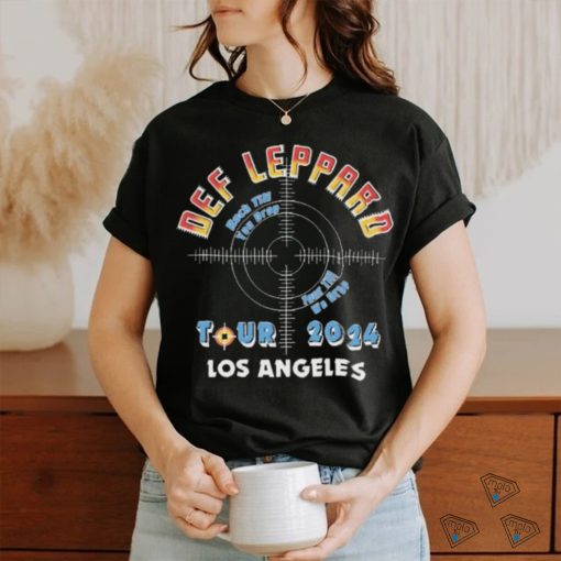 Def Leppard Los Angeles CA 2024 Tour Band Shirt