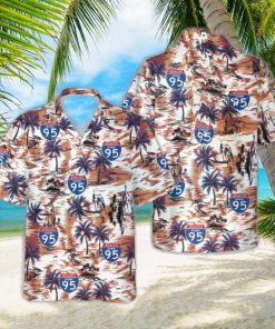 Delaware Interstate Route 95 Highway Hawaiian Shirt