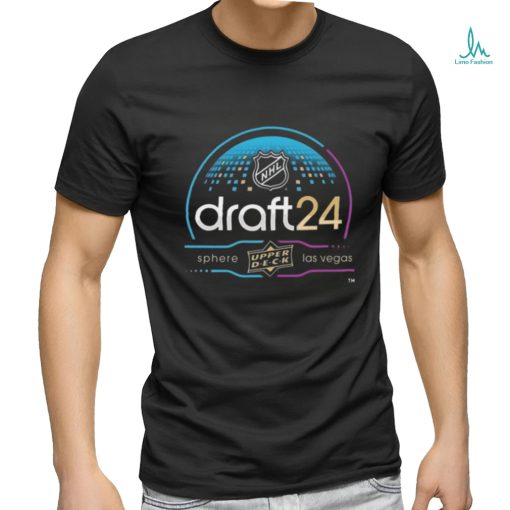 Design Logo 2024 NHL Draft UPPER DECK At The Sphere In Las Vegas Unisex T Shirt