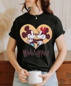 Design Mickey And Minnie Heart T Shirt