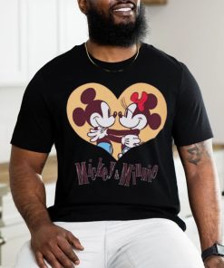 Design Mickey And Minnie Heart T Shirt