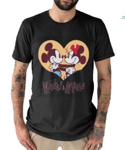 Design Mickey And Minnie Heart T Shirt