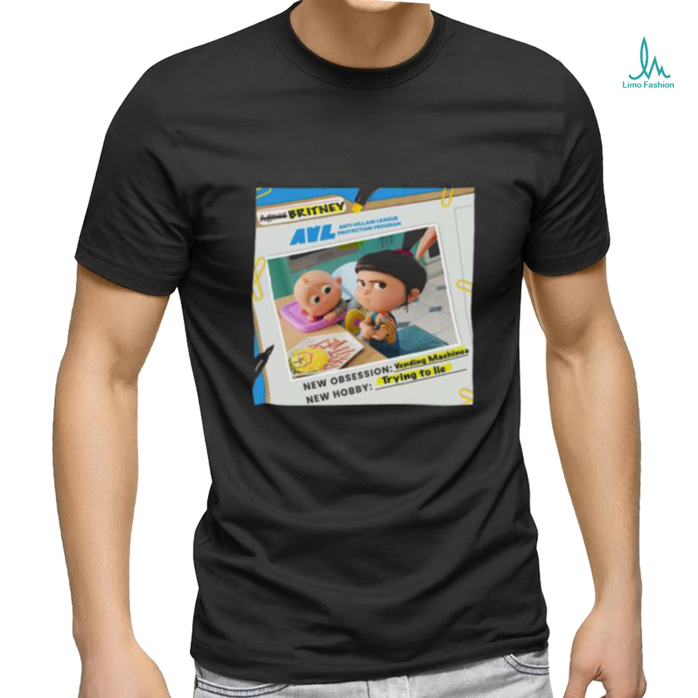 Despicable Me 4 Agnes As Britney Her Name Has Always Been Britney AVL New  Dos Referral Card Classic T Shirt - Limotees