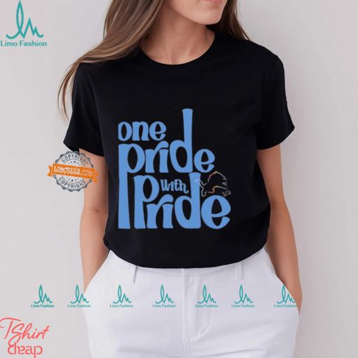 Detroit Lions One Pride With Pride Month Shirt