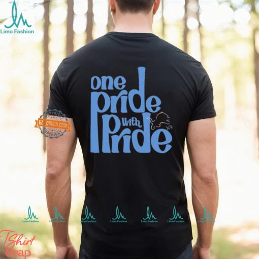 Detroit Lions One Pride With Pride Month Shirt