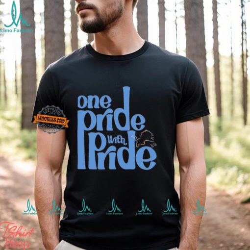 Detroit Lions One Pride With Pride Month Shirt