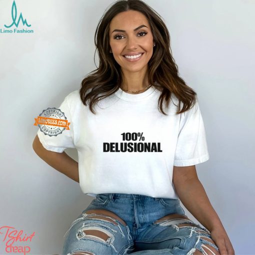 Diabolicalpree Wearing 100% Delelusional Shirt