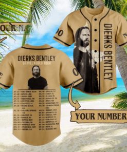 Dierks Bentley Gravel & Gold Tour Custom Baseball Jersey