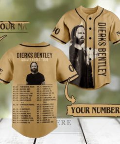 Dierks Bentley Gravel & Gold Tour Custom Baseball Jersey