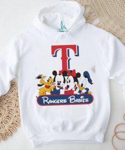Disney Mickey And Friends Babies Texas Rangers MLB Shirt