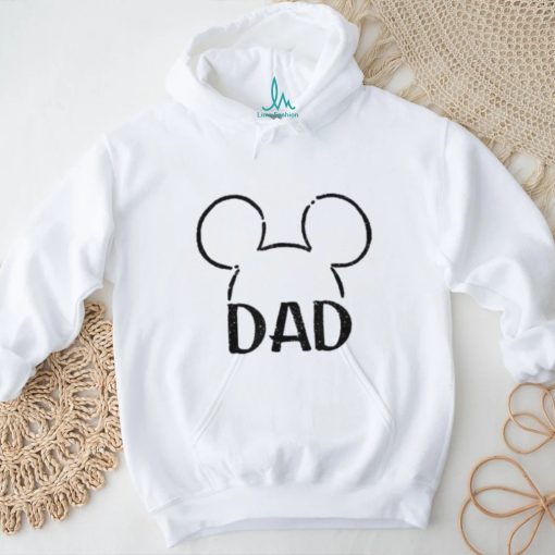 Disney Mickey And Friends Dad Ears Outline Logo Shirt