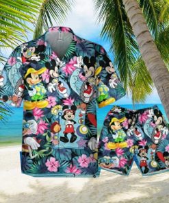 Disney Mickey Mouse Tropical Summer Vacation Hawaii Shirt