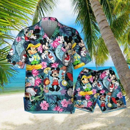 Disney Mickey Mouse Tropical Summer Vacation Hawaii Shirt