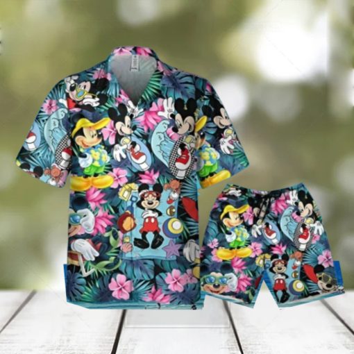 Disney Mickey Mouse Tropical Summer Vacation Hawaii Shirt