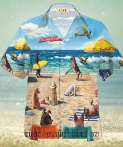 Dog Day Of Summer Beach Hawaiian Shirt