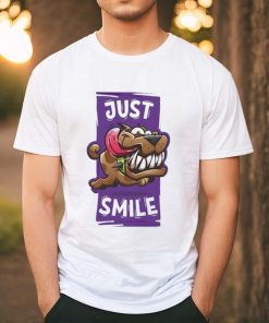 Dog just smile shirt