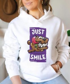 Dog just smile shirt