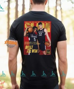 Donovan Clingan And Stephon Castle From UConn Huskies Built 2 Win Cover SLAM 250 Gold The Metal Editions Unisex T Shirt