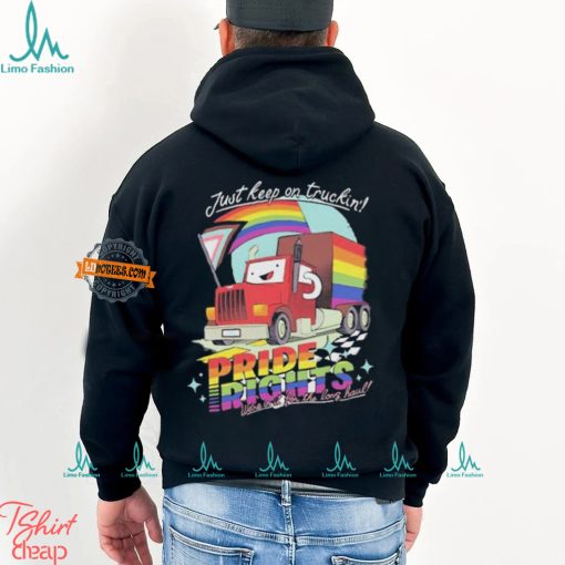 Drawfee Just Keep On Truckin’ Pride Rights Shirt