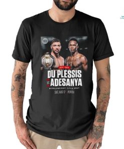 Du Plessis vs Adesanya UFC 305 The Jim Rome Show Shirt