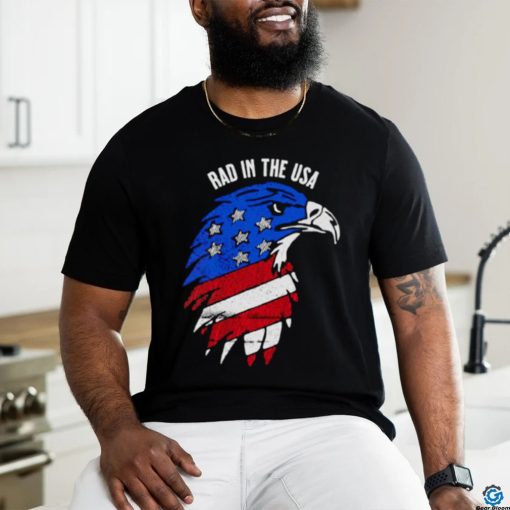 Eagle rad in the USA 4th of July shirt