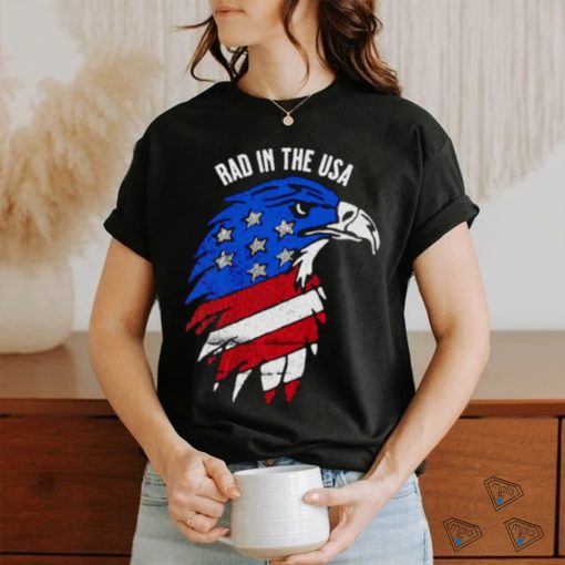 Eagle rad in the USA 4th of July shirt