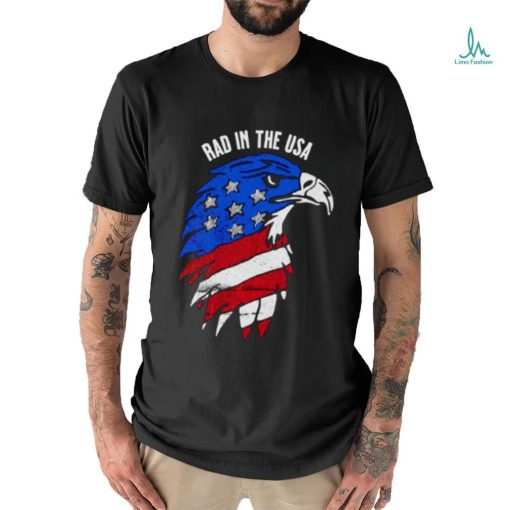 Eagle rad in the USA 4th of July shirt