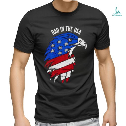 Eagle rad in the USA 4th of July shirt