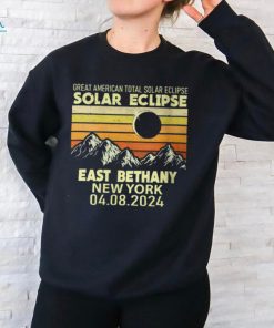 East Bethany New York Total Solar Eclipse 2024 T Shirt