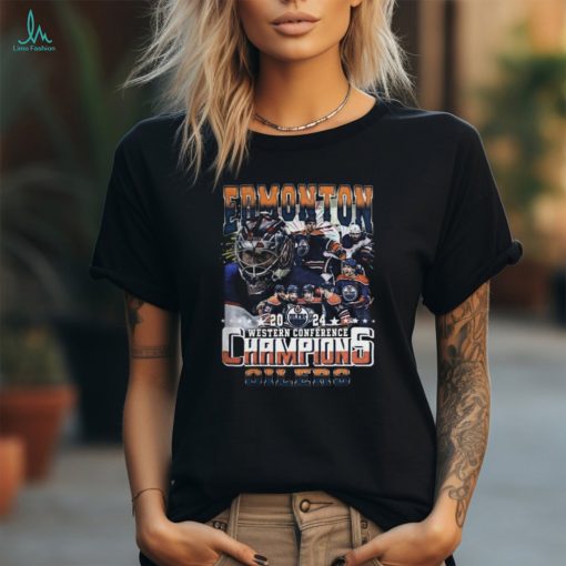 Edmonton Oilers 2024 NHL Western Conference Champions T Shirt