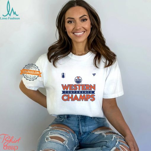 Edmonton Oilers 2024 Western Conference Champions Locker Room T Shirt