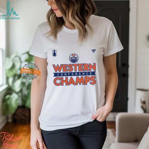 Edmonton Oilers 2024 Western Conference Champions Locker Room T Shirt