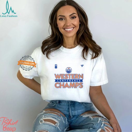 Edmonton Oilers 2024 Western Conference Champions Locker Room Unisex T Shirt